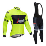 Camiseta De Ciclismo Para Hombre Trek Pro Team Manga Larga U