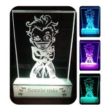 Lampara De Noche Luz Led Joker Dc Escritorio Mesa Buro