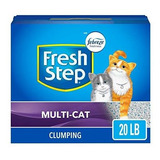 Arena Aglomerante Fresh Step Multi-gato Con Febreze, 20 Lb.