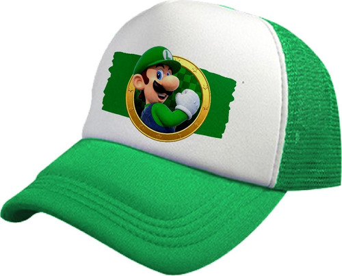 Gorro Gorra Jockey De Malla Luigi Circulo