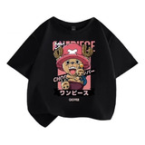 Camiseta De Manga Corta De Algodón One Piece Tony Chopper