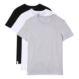 Camisetas Lacoste 3 Pack Cuello R. De Algodon Originales
