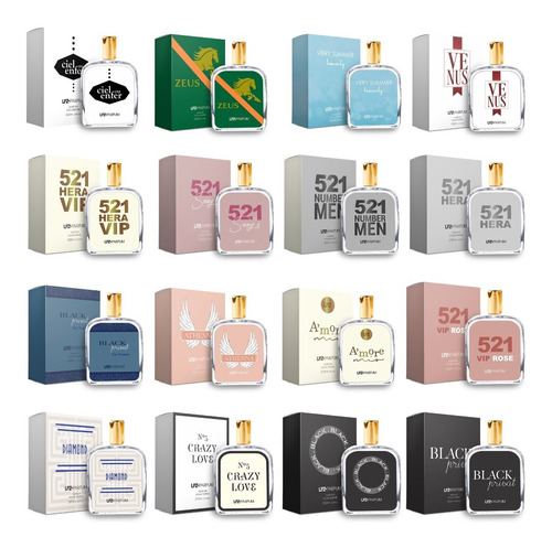 Kit Com 10 Perfumes De 100ml Cada - Monte Seu Kit