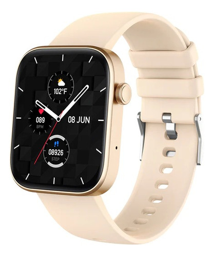 Smartwatch Colmi P71 P71 Gold 1.9 , Malla  Gold De  Silicona