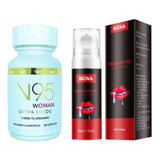 Pack V95 Woman 60caps Viagra Natutal + Orgasm Gel Para Mujer