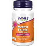 Now Foods Methyl Folate 1,000 Mcg 90 Tabs Sabor Sin Sabor