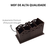 Porta Controle Arabesco 4 Divisórias Decoração Tv Oferta