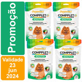 4 Compplet Mix Adultos Organnact Suplemento Para Cães - 120g