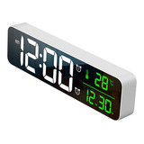 1 Reloj Despertador Digital Pequeño Con Led  Reloj De Mesa