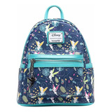 Mochila Disney Loungefly Tinkerbell Brilla En La Obscuridad Hadas Azul Original