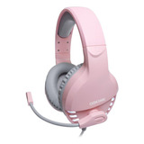 Headset Oex Gamer Pink Fox Hs414 Surround 7.1