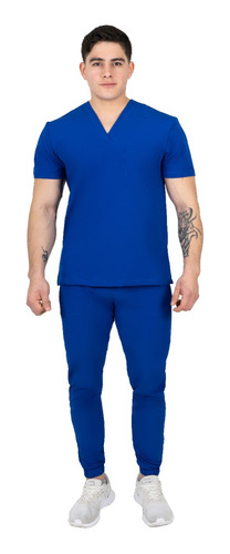Pijama Quirurgica Jogger Hombre | Azul Rey