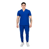 Pijama Quirurgica Jogger Hombre | Azul Rey
