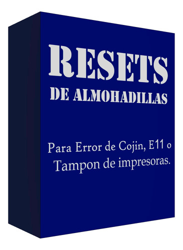 Resets L1110 L3110 L3150 L5190 De Almohadilla, E-11 Limitado