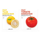 Mascarillas Coreana_ Yuja Y Tomate_ Aclara Y Suaviza (80pz)