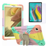 Mica+funda Para Galaxy Tab A7 Lite T220 Rudo Correa Mariposa