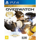 Overwatch Game Of The Year Edition Ps4 Mídia Física Seminovo