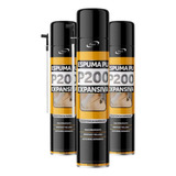 3x Espuma Expansiva Poliuretano Aislante 750 Ml Patel