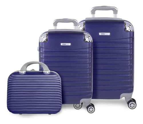 Set De Maletas + Neceser Viaje Carry On Avion 18, 20 Y 14 | Envío gratis