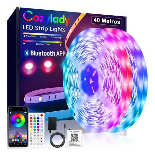 Tira De Luces Led Bluetooth App Rgb Luces Led Para Cuarto