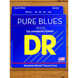 Cuerdas De Bajo Dr Puré Blues 45-105 Entrega Inmediata