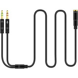 Cable De Audio De Conector 3.5mm Para Auriculare Y Micrófono