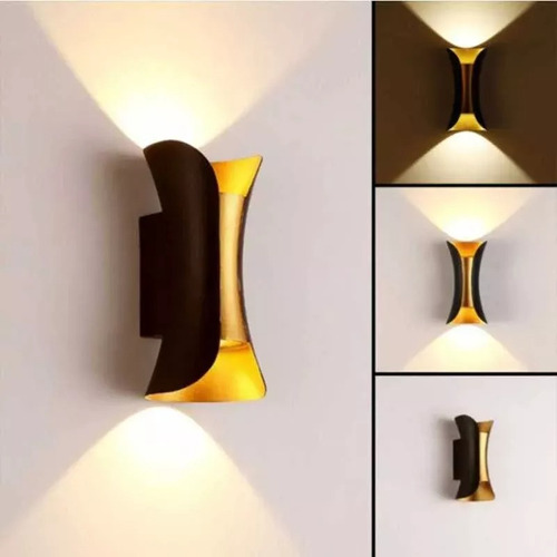 Lámpara De Pared Impermeable 10w, Apto Interior O Exterior
