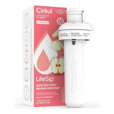 Cirkul Repuesto Para Botella Capsula, Guayaba Sabrocita Coral Claro