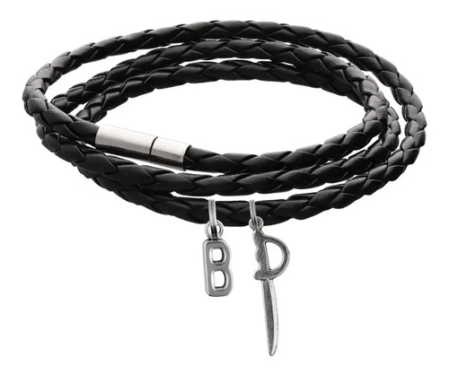Pulsera Espada Brazalete Dije Arma Medieval Letra Inicial