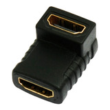 Ficha Hdmi Hembra Hembra 90° Codo Hdmi Angulo