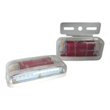 Juego De Faros Led Laterales 12v Rojo Doble Funcion