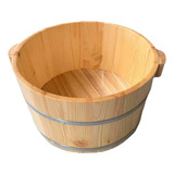 Lavabo De Madera Para Pies, Cubo De Madera Para Baño De