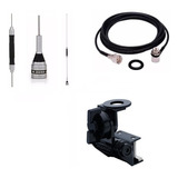 Kit Aquário Antena Px B-2050 P/ Carro + Cabo 5,5m + Suporte