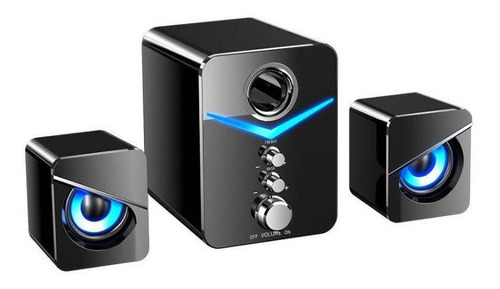 Bluetooth 5.0 Bocina Rgb Teatro En Casa Hifi Para Tv Pc