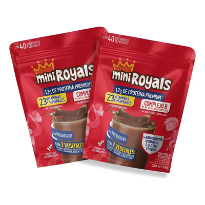 Mini Royals Malteada Nutritiva En Polvo Para Niños Kit 2 Pcs | Meses sin interés