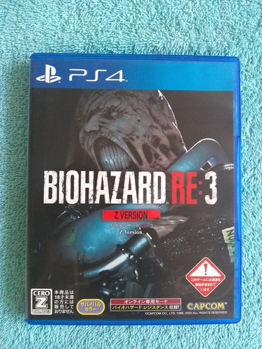 Juegos Ps4 Biohazard Re 3 Z Version Original En Castellano