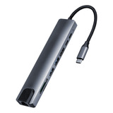 Hub Usb C 8 En 1, Base De Expansión C, Hub Usb A Compatible