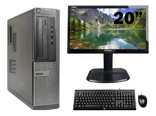 Cpu Dell Optiplex 390 Core I3 2ªg 8gb Ssd 240gb + Monitor