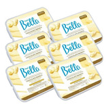 Depil Bella Cera Chocolate Branco 800g - 6 Unidades