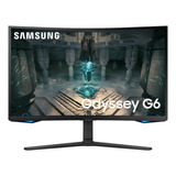 Monitor Gamer Curvo Samsung Odyssey G6 32 240hz 1ms Hdr600 Color Negro
