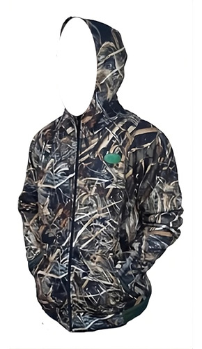 Campera C/capucha Outdoor Caza Pesca Frisada Nuevo Milenio