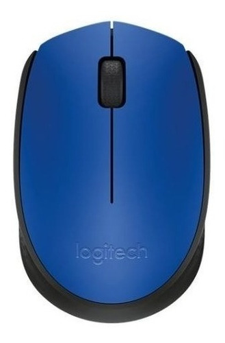 Mouse Logitech M170 inalambrico Optico Azul/negro