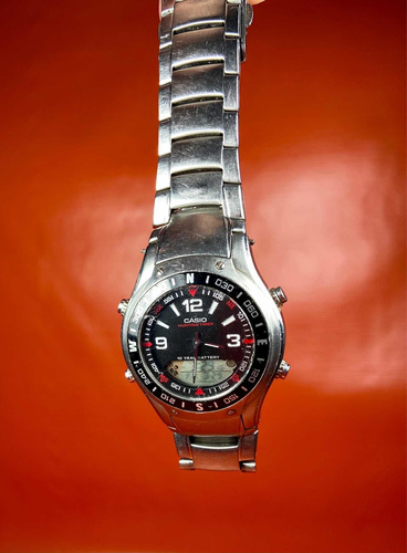 Raro Reloj De Pulsera | Casio Amw 701 | Hunting Timer