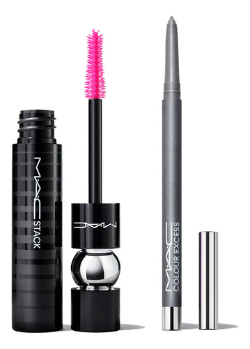 Macstack Mascara Black + C Excess Gel Pencil Eyeliner Duo