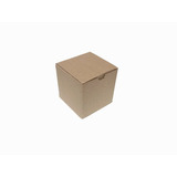 Pack 100 Cajas De 7x7x7 Cm En Microcorrugado Kraft Cs