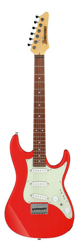 Guitara Eléctrica Ibanez Bermellón Azes31-vm - Plus Color Rojo Material Del Diapasón Jatoba Orientación De La Mano Diestro