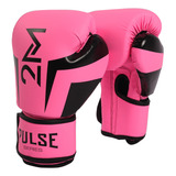 Guantes Boxeo 12 Oz Velcro Kick Importado Box Profesional