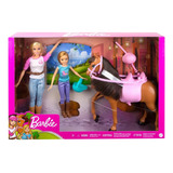Aulas De Diversão E Equitação Para Barbie E Chelsey