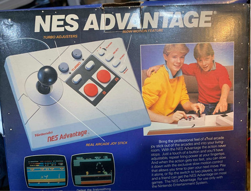 Usado Control Nes Advantage Con Caja Y Manual