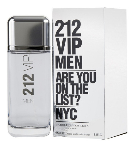 Carolina Herrera 212 Vip Men 200ml Masculino + Amostra